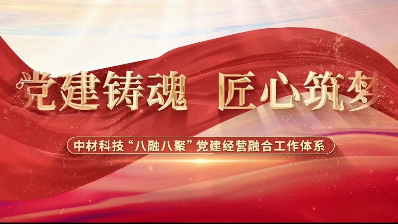  党建经营融合十佳案例③ | 中材科技—“八融八聚”工作体系，让新材料产业跑出“加速度” 
